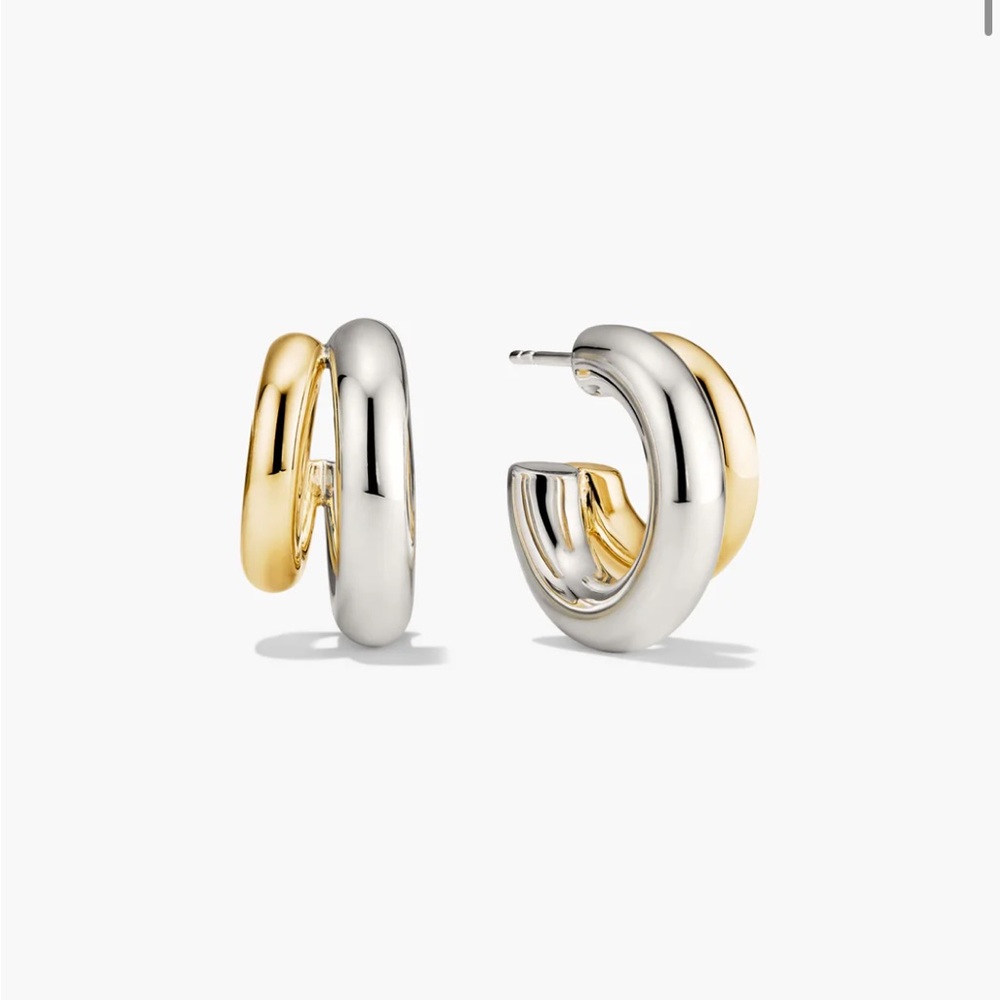 Mejuri Gemini Double Hoops (currently sold out at Mejuri)